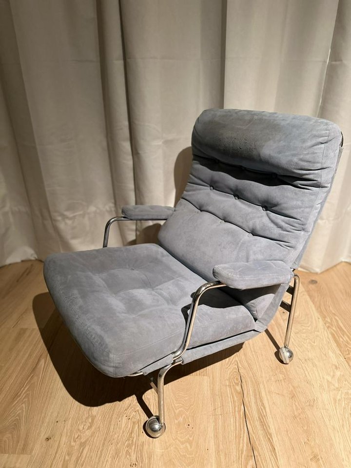 Fåtölj Karin Hög Rygg av Brun...