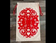 Retro tomtesäck / tvättpåse 