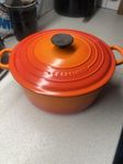 Le Creuset rund gryta 5,3 l Volcanic
