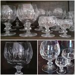 Elegant KRISTALLSET - 36 GLAS i tre storlekar