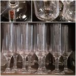 Eleganta Orrefors kristallglas - 8 st. CHAMPANGENEGLAS