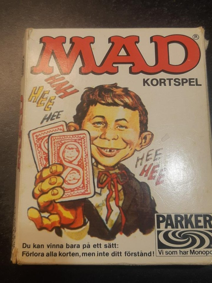 KORTSPEL MAD GALET! GAMMALT!
