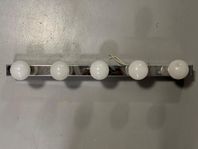 MUSIK Vägglampa / sminklampa, förkromad _ IKEA _ med lamp