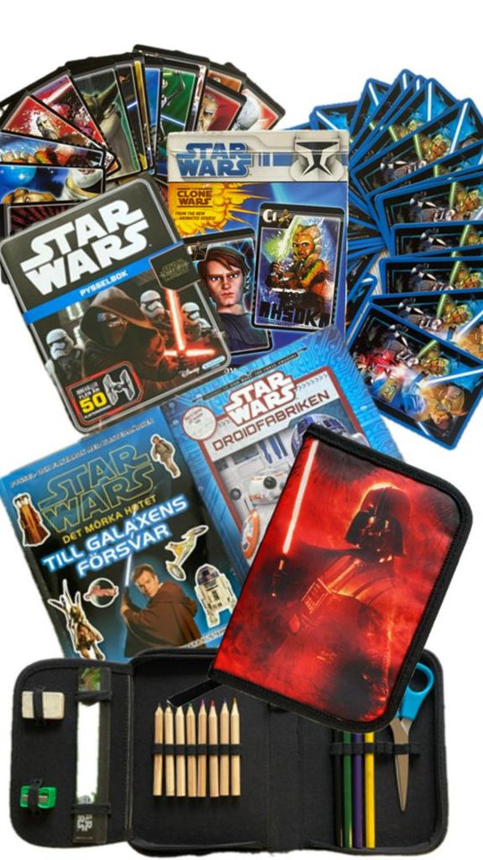 STAR WARS paket pyssel, pennf...