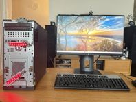 Strong Speldator, i5 3GHz, DDR4-8GB, 750GB, wireless+BT, 24"