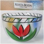 Kosta Boda , GLAS SKÅL Tulipa