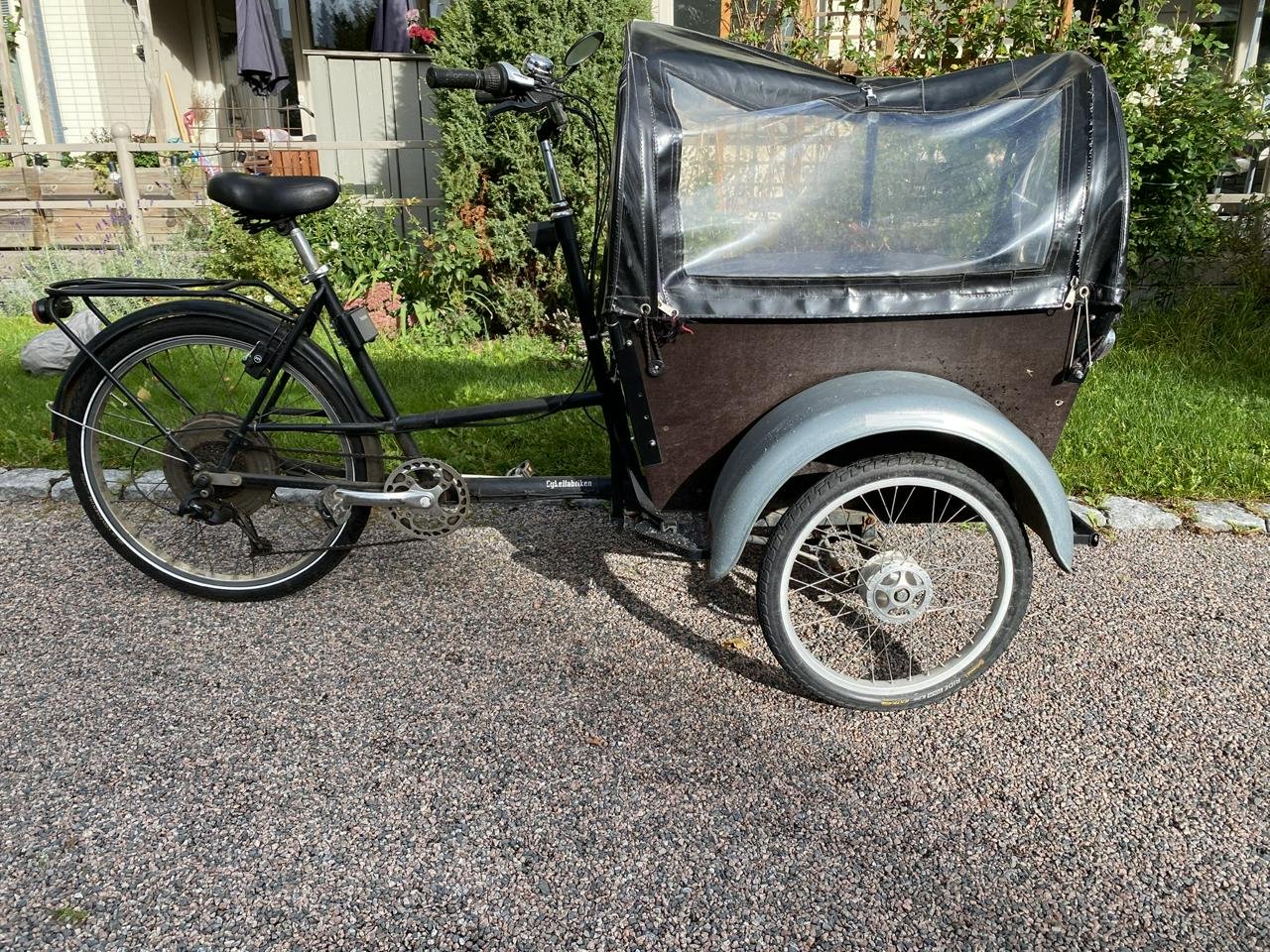 Trehjulig ellådcykel från Cyk...