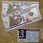 Tomtekörkort och Julsedlar