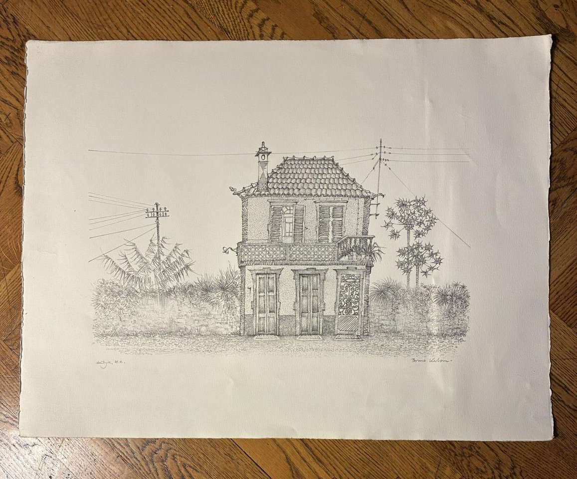 Litografi av BRUNO KARLSSON, ...