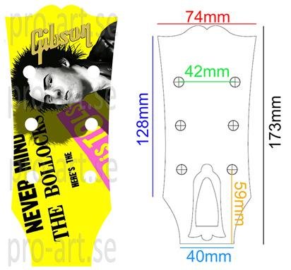 SG dekal för gitarr eller kan...