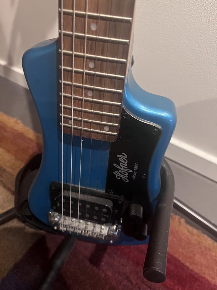 Hofner HCT Shorty  Blue Elect...