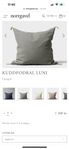 Norrgavel kuddfodral Luni inkl. innerkudde