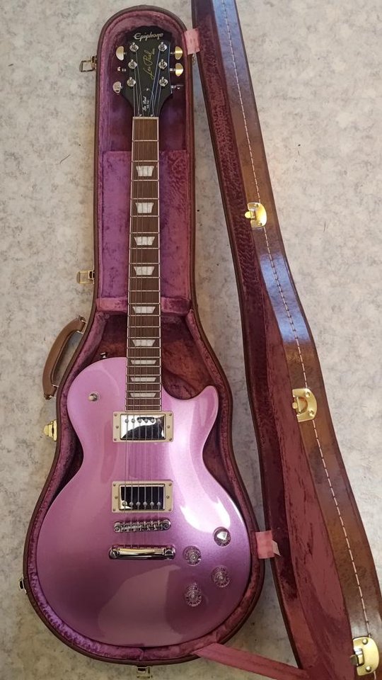 Epiphone Les Paul Purple Pass...