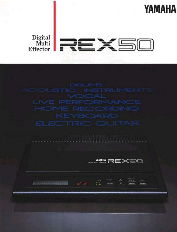 Yamaha REX50 Multieffekt från...