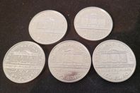 5st, 1oz Silvermynt Österrikisk Philharmoniker