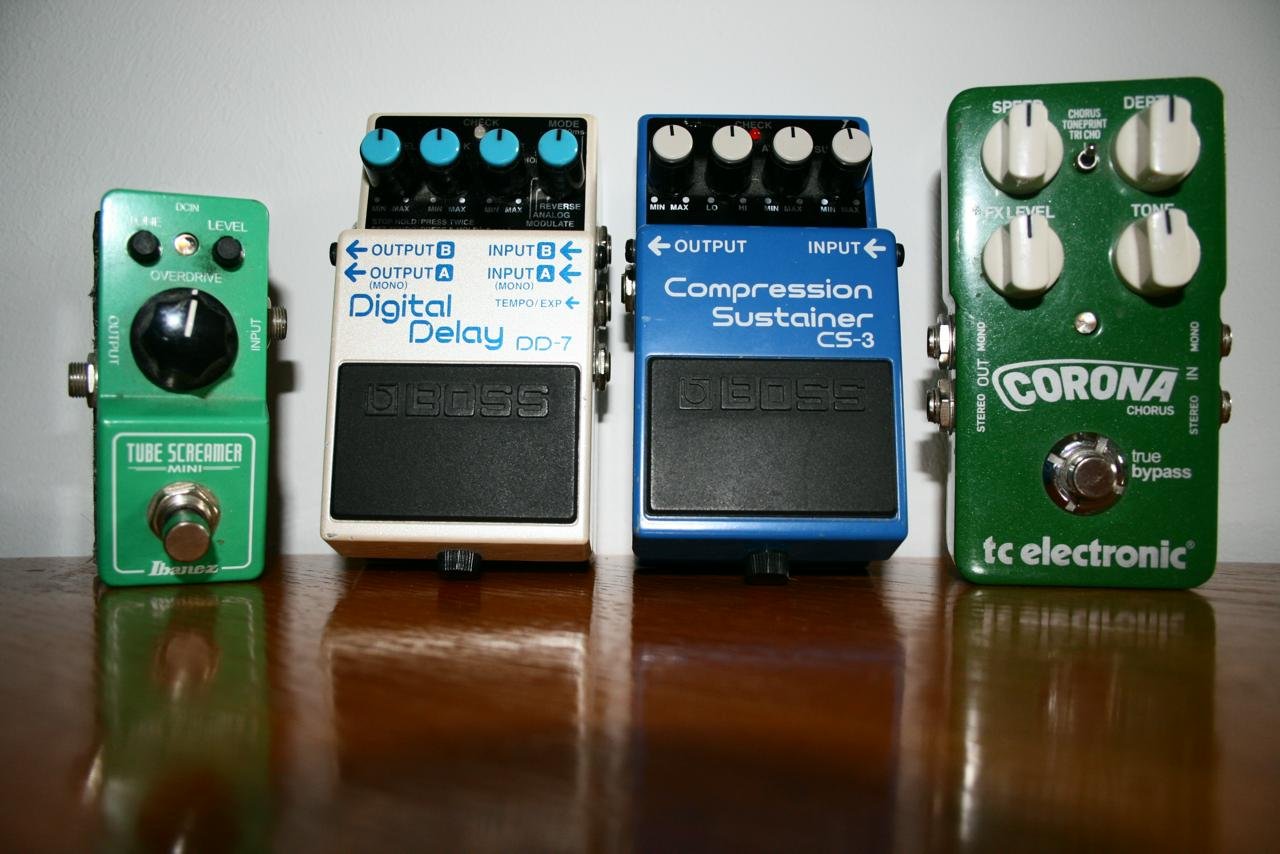 Diverse Gitarr Pedaler