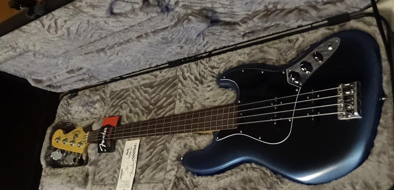 Fender Amer.Pro II fretless j...