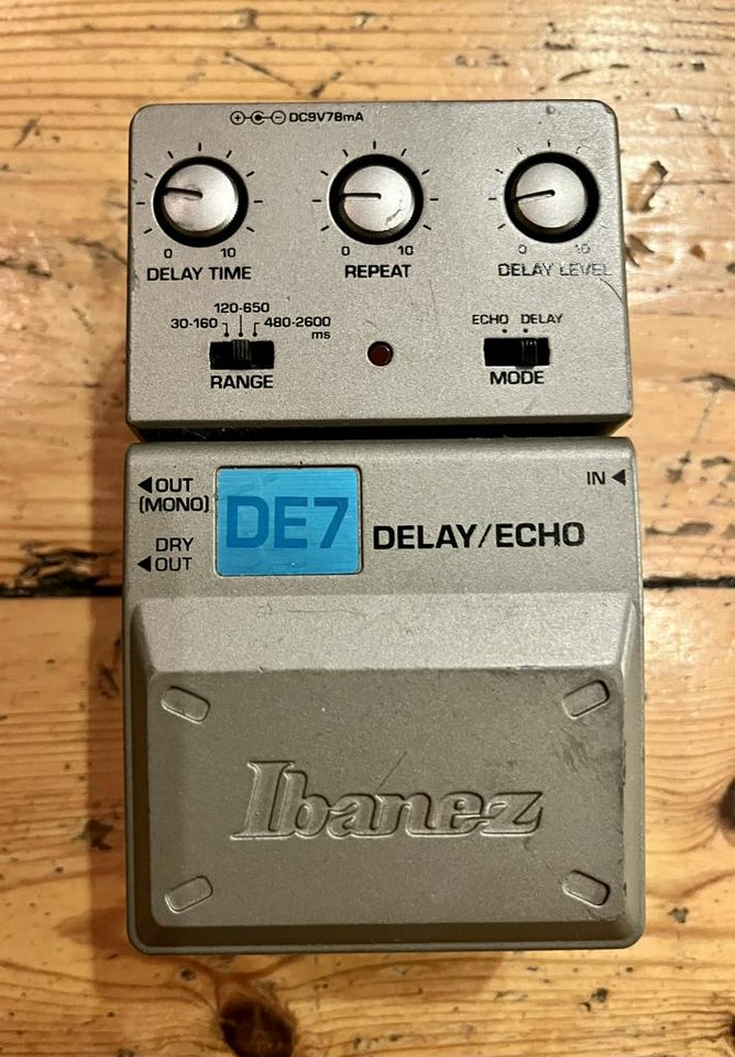 Ibanez DE7 delay/echo