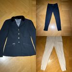 Ridbyxor och tävlingskavaj strl 150 - 160 ev. XS