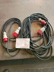  380 / 400v.  16A kabel + extra delar. 