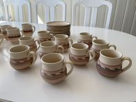 Jämtländsk kermamik, koppar, fat, skålar