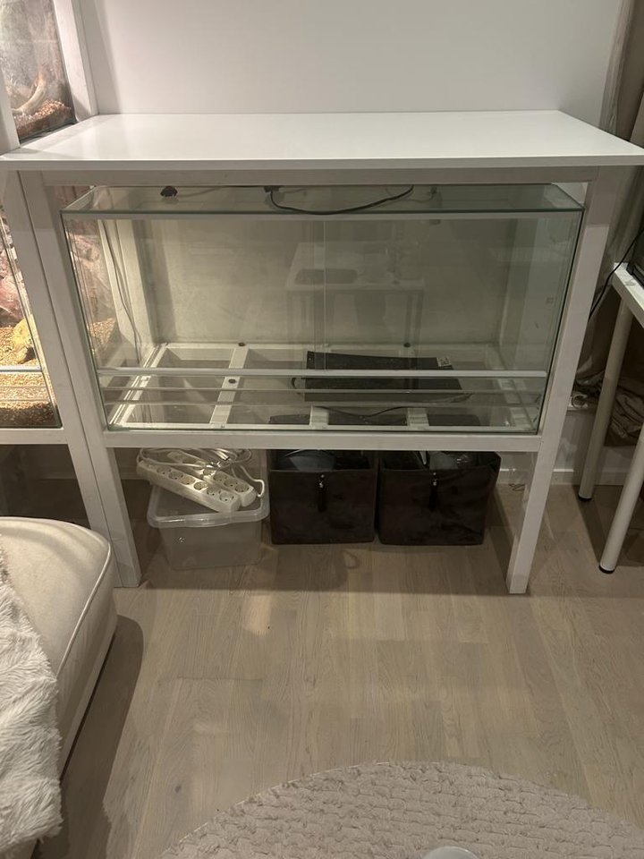 terrarium med möbel