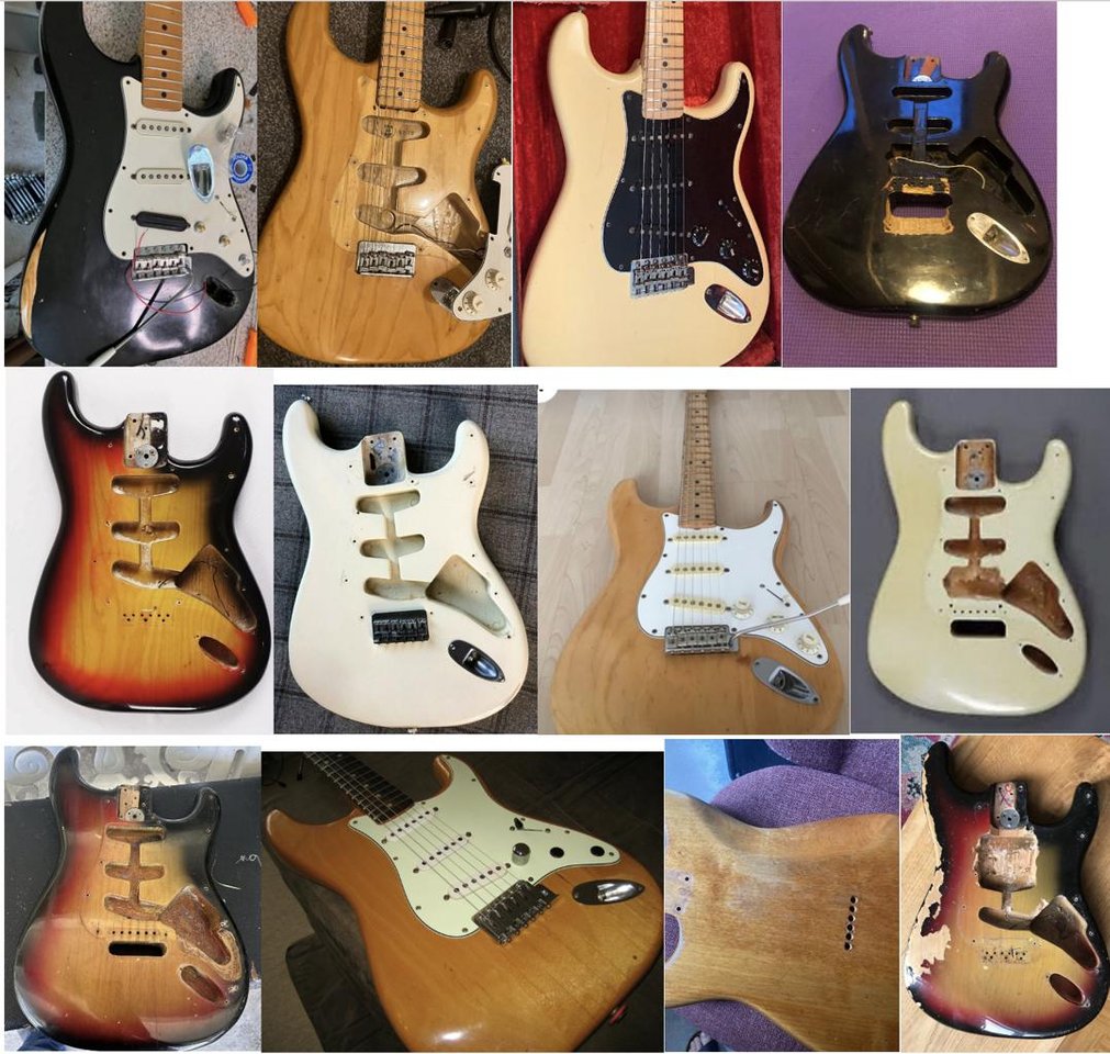 Fender Stratocaster kroppar 7...