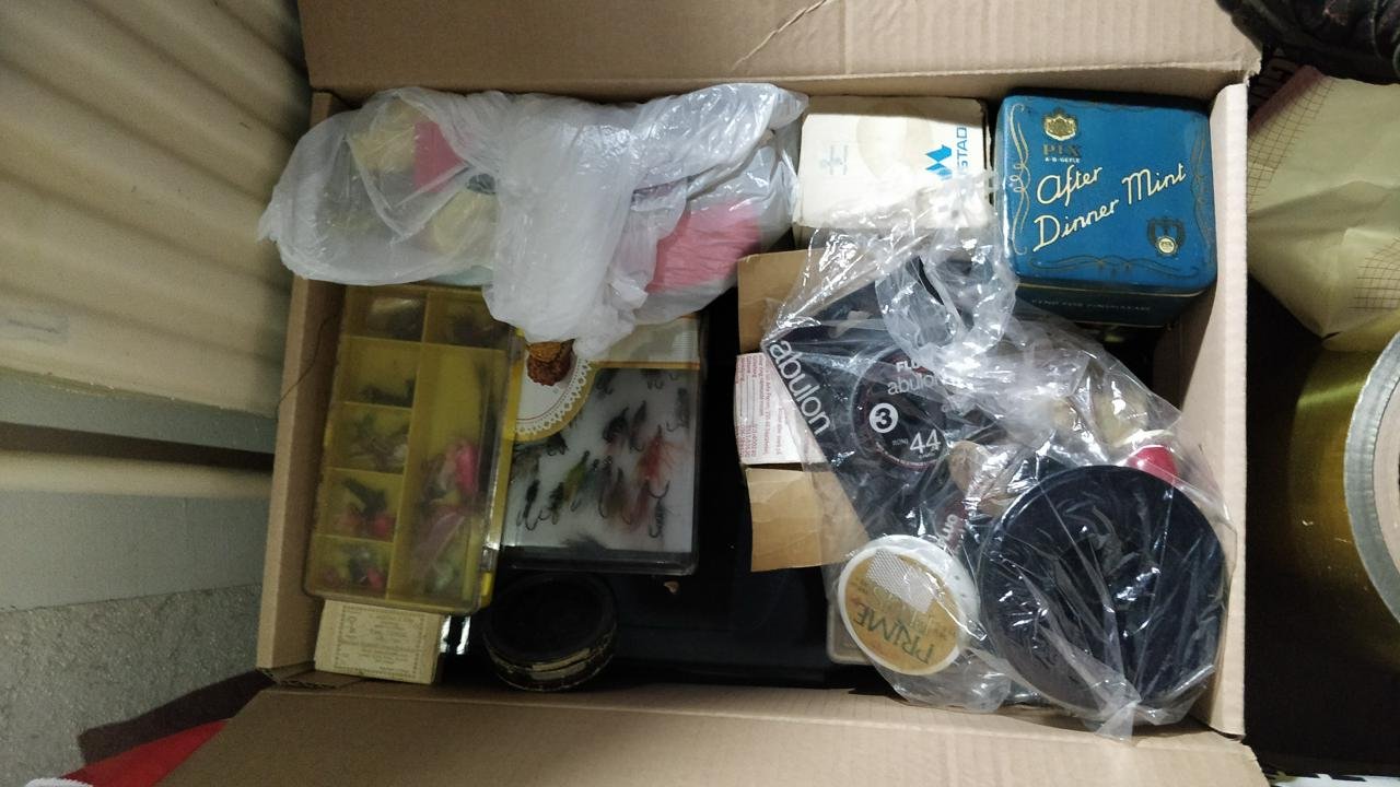 bortskänkes fiskeprylar för d...