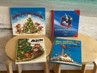 4 julböcker för barn i fint skick!