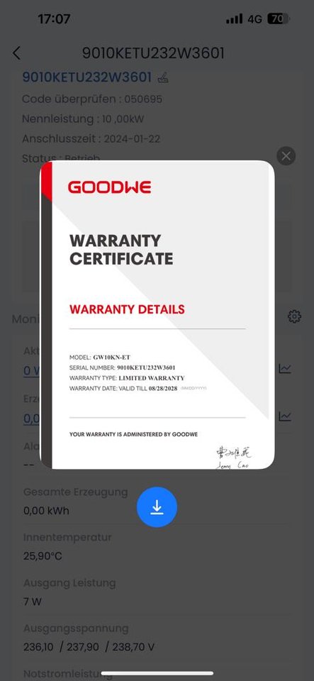 Växelriktare plus batteri