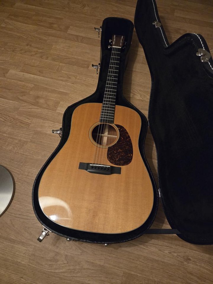 Martin D-18 + case