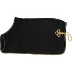 ny fleecetäcke häst 145cm svart guld