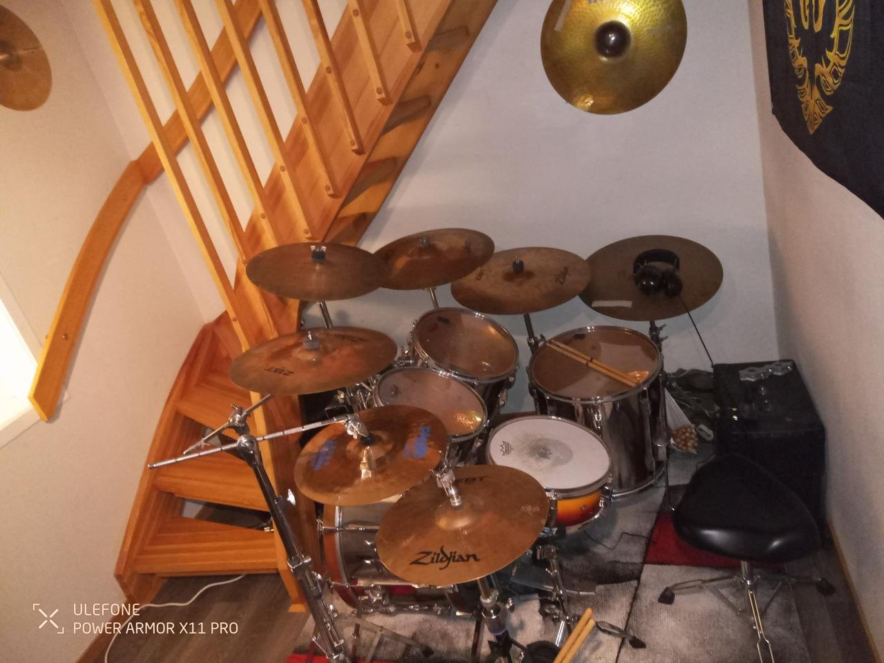 Trummor Yamaha 9000 scen trum...