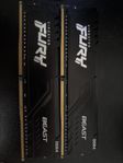 32x2 64GB Kingston Fury Beast DDR4 3200MHz