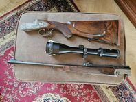 Handgraverad lyxig kipplauf med fint kolvträ