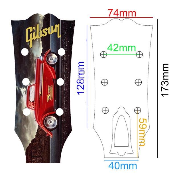 Gibson dekal - ZZ TOP med 198...