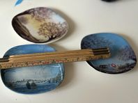 tre väggplattor från Arabia Finland