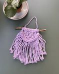 Mini makramé boho väggdekoration väggbonad