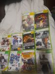 Spelpacket XBOX 360 10st för 300kr