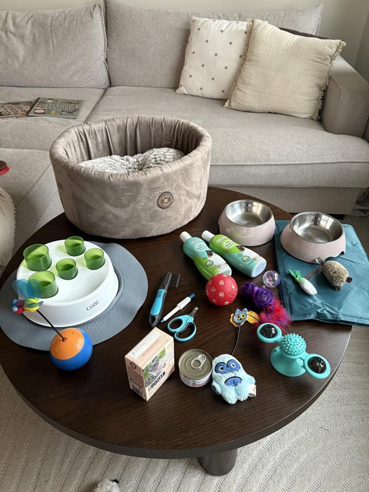 Kattprylar stort paket