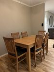 Matbord + 6st stolar