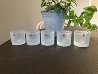 Iittala Kivi Ljuslyktor Frostade