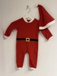 Jultomten dräkt fleece / Santa Christmas outfit baby 6-12 