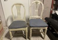 2 gustavianska stolar bortskänkes