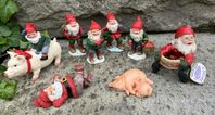 Tomtar, goa & söta. 8st - b.la. från Hedlund 