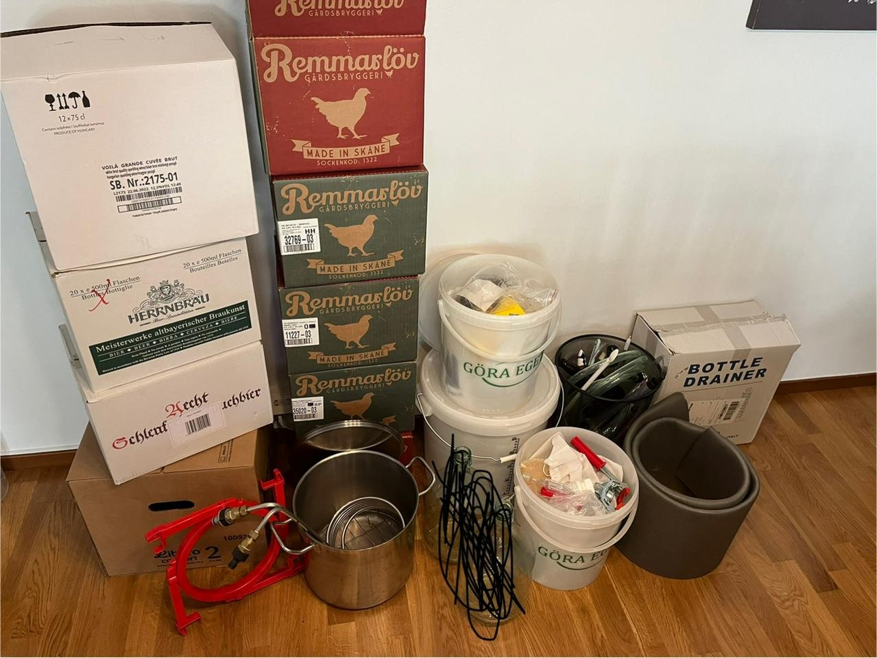 Stort bryggningskit (öl, cide...