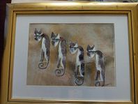 Akvarelll av Larissa Stenlander