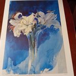 Anders Zorn "Vita liljor" konstaffisch