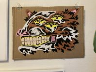 Painting on Cardboard