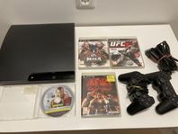 Playstation 3 160GB med GTA 4, UFC 3. Tekken 6